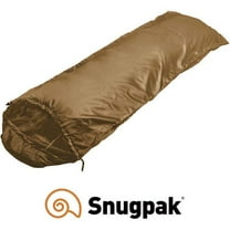 Snugpak SP 92258 35 to 45 Deg F Jungle Bag Sleeping Bag with Right Zipper, Coyote