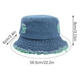 thumbnail image 3 of Awdenio Bucket Hats Summer Sun Protection Fashion Retro Outdoor Sun-hat Fisherman Bucket Hat Cap, 3 of 4