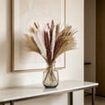 thumbnail image 5 of Dongrere Natural Dried Pampas Grass Bouquet, Neutral Toned Dried Floral, Phragmites Dried Flowers for Home, Wedding Centerpieces, Farmhouse Vases, 15" - 17", 5 of 6