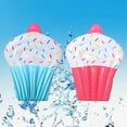 thumbnail image 4 of Inflatable Cake Shaped Pool Float, Pool Floats Bed Cupcake Swimming Pool Floaty, 4 of 5