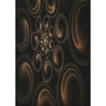 thumbnail image 1 of Ahgly Company Machine Washable Indoor Rectangle Transitional Night Black Area Rugs, 10' x 13', 1 of 7