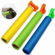 Pistolets à eau pour enfants, 3 Pack Super Soaker Foam Water Blaster Shooter Summer Fun Outdoor Piscine Jeux Jouets pour garçons filles adultes