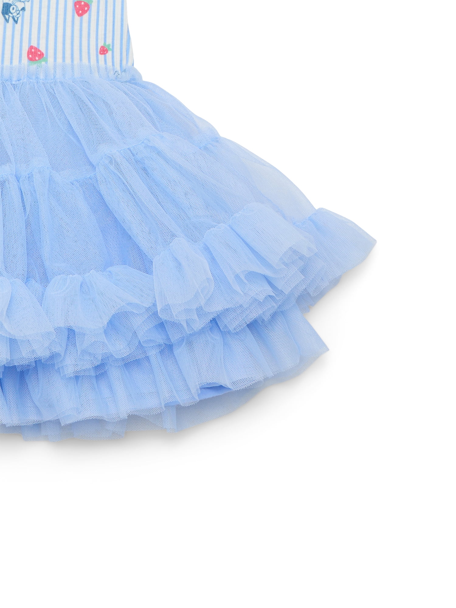 Bluey Toddler Girls Graphic Tutu Dress with Short Sleeves, Sizes 12M-5T