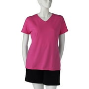 Women's Plus Shaped StayClean V-Neck Tee