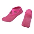 thumbnail image 1 of koolsoo 3-4pack Pilates Barre Ballet Socks Yoga Dance Socks with Non-Slip Red 3 Pcs, 1 of 9