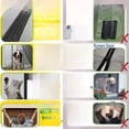 thumbnail image 3 of Magnetic Garage Door Screen 17x8ft for 2 3 Car Doors Durable Fiberglass Heavy Duty Mesh Magnetic Garage Net, Pets Friendly Retractable Carport Garage Patio Porch RV Curtain (Black, for 17x8ft), 3 of 6