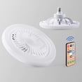 thumbnail image 1 of E27 Ceiling Fan with Lights Remote Control LED Fan Light, Adjustable Wind Speed Fan for Home Bedroom Dormitory Office, 1 of 5