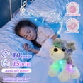 thumbnail image 6 of 10 Inch Schnauzer Light Up Plush Dog - LED Colorful Glow Soft Stuffed Animal Night Light Toy, Cute Fluffy Puppy Gift for Kids' Christmas & Birthday, 6 of 6