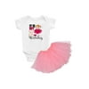 Awkward Styles 2nd Birthday Shirt Tutu Skirt Set Pink Ballerina Baby Girl Birthday Outfit