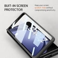 thumbnail image 3 of Compatible Ultra Slim Case for Samsung Galaxy Z Fold 5 Case with Slide Camera Cover Protection & Screen Protector,Shockproof Protective Bumper Light Case for Galaxy Z Fold 5 Phone Case Men Black, 3 of 7