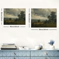 thumbnail image 6 of Acheng  Framed Canvas Print Wall Art Rustic Rural Storm Cloud Country Landscape Nature Wilderness Illustrations Fine Art Farmhouse Floral Botanical Calm/Relax Cozy for Bedroom NATURAL 20x16inch, 6 of 6