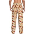 thumbnail image 7 of Salouo Guinea Pigs And Mushrooms Print Pajama Pants for Men, Lounge Pants Elastic Waistband Casual Men's sleepwear Loungewear Sleep Pajama Pant -Large, 7 of 7