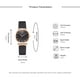 thumbnail image 3 of Relojes Mujer Pulsera Conjunto Flores Señoras Pulsera Reloj Casual Cuero Cuarzo Wmkox8yii gfajkfgbkjabf67, 3 of 4