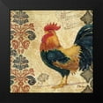 thumbnail image 2 of Brent, Paul 15x15 Black Modern Framed Museum Art Print Titled - Gourmet Rooster II, 2 of 5