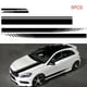 thumbnail image 1 of Calcomanías para autos Yotijar 5PCS Gráfica Universal para capó Racing Body Side Negro, 1 of 10