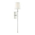 thumbnail image 3 of Monroe 1-Light Wall Sconce in Satin Nickel, 3 of 5