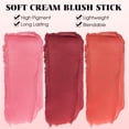 thumbnail image 3 of Blush Stick BEFIVECOK #03 Coral Orange Cream Maquillaje 19g, 3 of 9