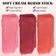 thumbnail image 3 of Blush Stick BEFIVECOK #03 Coral Orange Cream Maquillaje 19g, 3 of 9