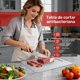 thumbnail image 2 of 3 Piezas Tablas para Picar Cocina de Acero Inoxidable 304, Titanium Cutting Board, Tabla Para Cortar, Portátil Fácil Limpiar Doble Cara Tablas, 2 of 4