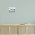 thumbnail image 5 of Stupell Industries Always Happy Hour Vintage Lake House Wave Signage Framed Wall Art, 14 x 11, Design by Lil' Rue, 5 of 5
