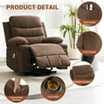 thumbnail image 6 of 2025 New Power Lift Recliner Chair, Oversize Electric Recliners with Heat and Massage, Stand Assist with Cup Holders, Side Pocket, Single Sofa Seat for Living Room, 6 of 6