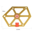 thumbnail image 5 of Joernso Metal Hexagon Ruler Multi-use Woodworking Gauge Angle Protractor Measure Tool, 5 of 7