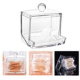 thumbnail image 3 of Caja de Soporte de Almacenamiento de Bastoncillos de Acrílico Sunnimix Transparente, 3 of 8