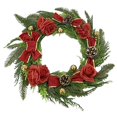 thumbnail image 4 of de Navidad de 14 pulgadas con luces s de s artificial para puerta de Decoración interior libre Gloria Corona de vacaciones, 4 of 9