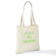 thumbnail image 6 of CafePress - Go Into The Unknown Green - Unisex Canvas Tote Bag, Beige, 1-Piece, 6 of 6