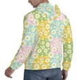 thumbnail image 6 of Lsque Daisies Flowers Pattern Casual Men's Hoodie,Hooded Sweatshirt with Kangaroo Pocket,Pullover Hoodie-Large, 6 of 7