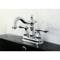thumbnail image 2 of Elements Of Design EB1601AL Double Handle 4" Centerset Bathroom Faucet - Chrome, 2 of 10