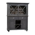 thumbnail image 4 of Ocean Isle Dark Gray Hutch & Buffet, 4 of 6