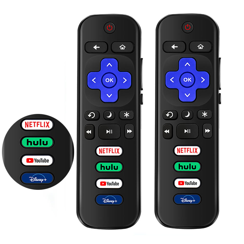 (Pack of 2) New Universal Remote Control for Roku TV,Replacement for