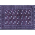 thumbnail image 1 of Ahgly Company Indoor Rectangle Persian Blue Traditional Area Rugs, 2' x 3', 1 of 4