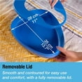Contoured Bedpan Set with 25 Super Absorbent Pads and Liners Heavy
