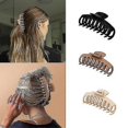 thumbnail image 5 of 10 Pcs Grandes Pinces à Cheveux pour Cheveux Épais, Pinces à Cheveux pour Filles, Grandes Pinces à Cheveux pour Cheveux Fins, Pinces à Cheveux Mates Blanches, 5 of 5