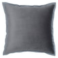 thumbnail image 6 of Pillow Perfect  Velvet Flange Peacock Blue 18-inch Throw Pillow, 6 of 11