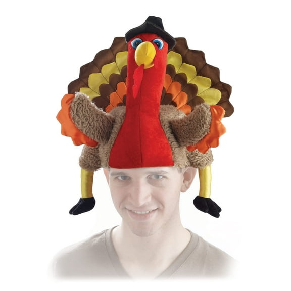 Rubies Thanksgiving Turkey Hat for Adults, Unisex One Size