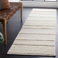 thumbnail image 2 of SAFAVIEH Natura Orinda Striped Wool Runner Rug, Ivory, 2'3" x 8', 2 of 8