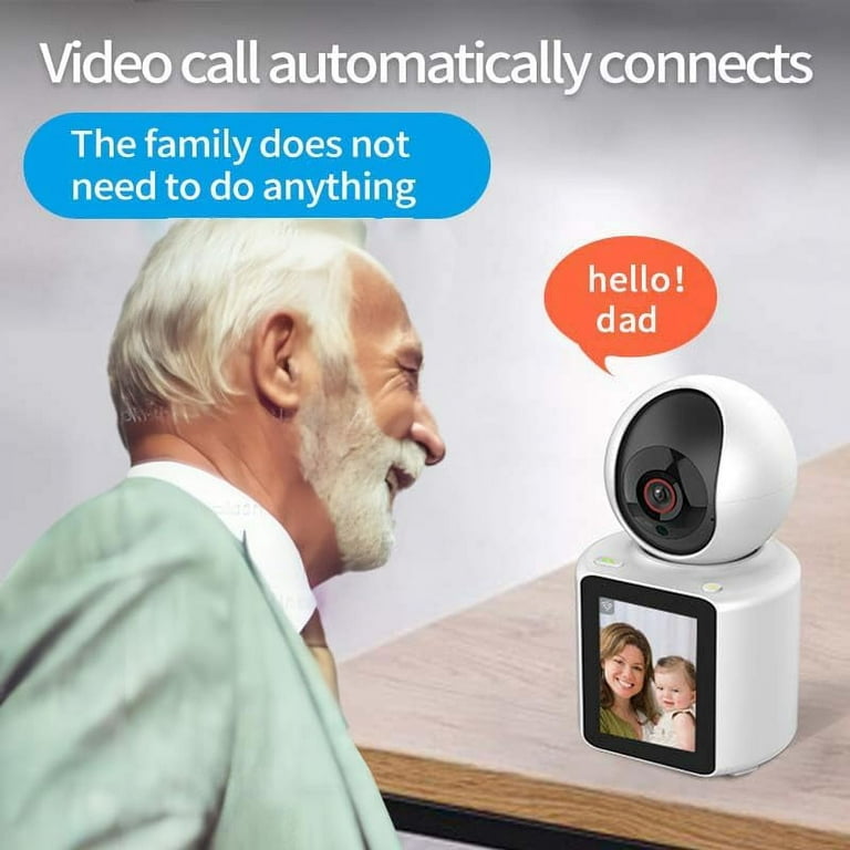 Home Security Camera, 1080P HD, Two-Way Video, 2.8" Screen, Night