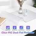 TRAHOO14x24 Inch Clear Desk Pad Protector, Vinyl Desk Cover Protector