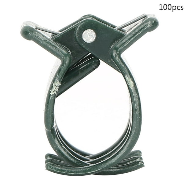 Abrazadera para plantas, 100 piezas Clip para plantas de jardín Clip de soporte para plantas Clip para plantas diseñado a medida