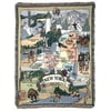 Tapestry Throw State of New York Blanket