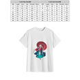 thumbnail image 3 of Scarlet Wagasa Elegance Kaguya's Silver-Twin-Tail Neo-Wafu Anime Girl Graphic Front Print White T-Shirt, 3 of 5
