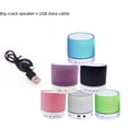 thumbnail image 3 of Tarjeta de audio de regalo Bluetooth Crack, teléfono móvil, computadora, pequeño cañón de acero, mini subwoofer inalámbrico, altavoz pequeño luminoso, 3 of 5