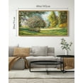 thumbnail image 5 of Drsoum Large 20x40in Natural Framed Flower Garden Vintage Wall Art Prints Classic Retro Farmhouse Landscape Rustic Decorations for Living Room Bedroom, 5 of 6