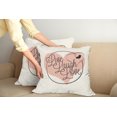 thumbnail image 2 of Ambesonne Live Laugh Love Throw Pillow Cover 2 Pack, Heart Butterfly, 16", Pale Pink Black White, 2 of 5