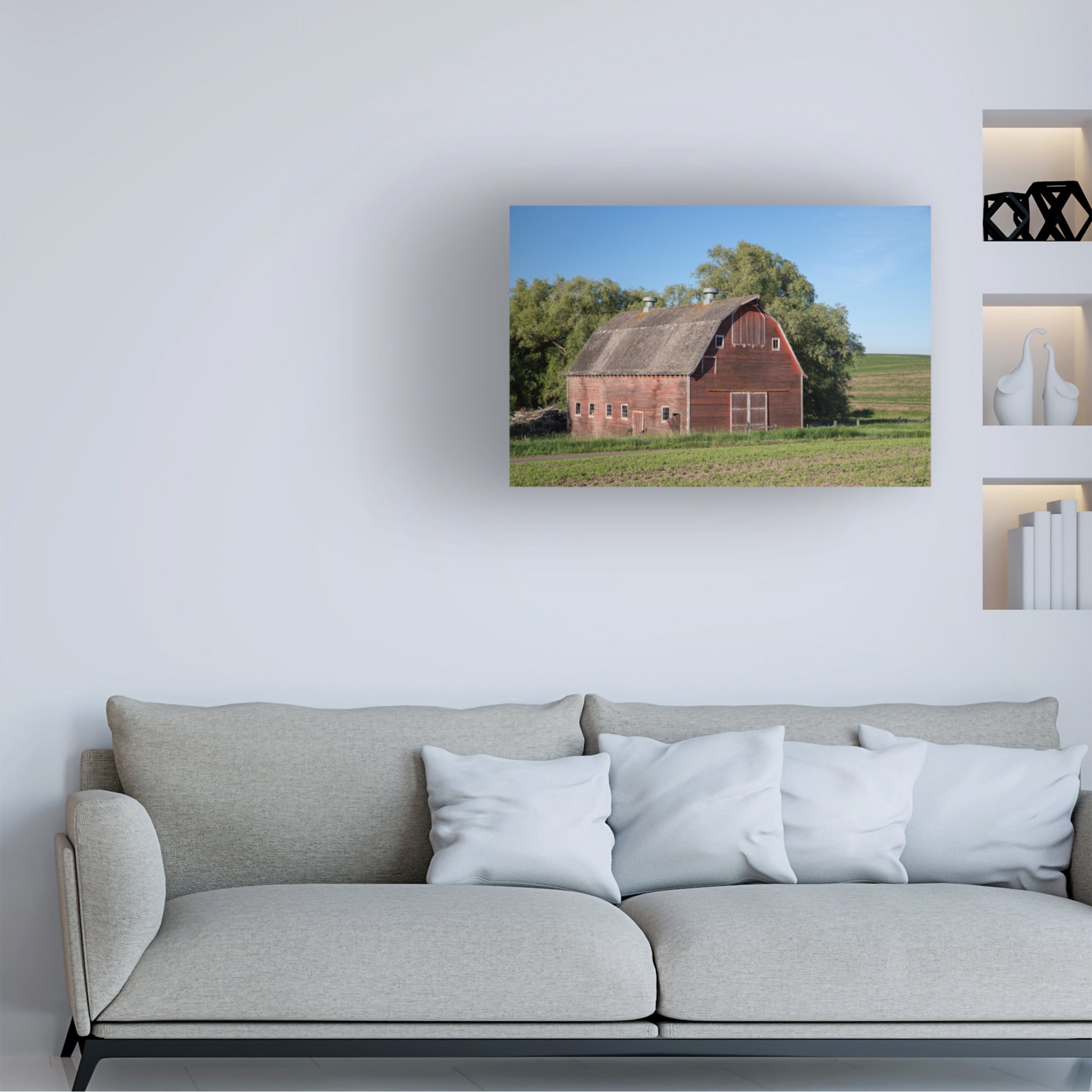Trademark Fine Art David Drost Rustic Palouse Barn I Canvas Wall Art