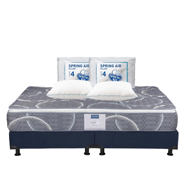 Colchón King Size Restonic Bongo + Box + 2 Almohadas