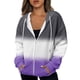 thumbnail image 1 of Puntoco Abrigo Mujer Moda Blusa Impresa Manga Larga Tops Sudadera Bolsillos Abrigo Con Capucha Liquidación Puntoco Puntoco-1, 1 of 5